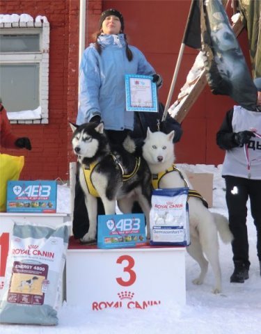 Flocon de Neige sur le podium